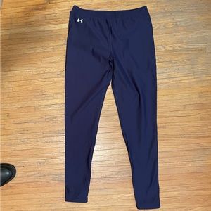 Under Armour Womens Large Purple Running Athletic Leggings